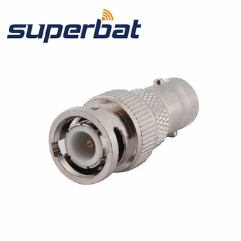 

Superbat BNC Adapter Plug Male to Jack Female Straight Connector 50Ohm Nickelplated RF Coaxial Connector