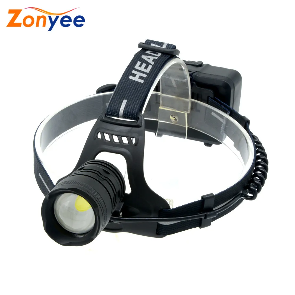 

High Power Glare Led Headlamp 6800 Lumen Headlight Rainproof Camping Hunting Flashlight Head Lamp Light Torch Zoom Rechargeable