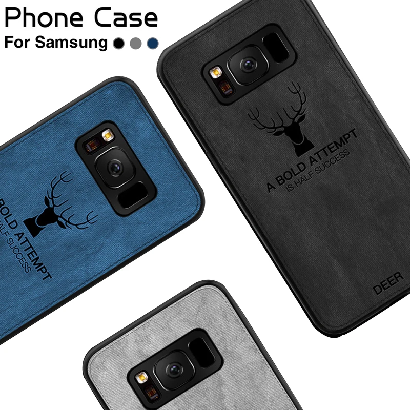 FABRIC DEER CASE FOR SAMSUNG GALAXY S10 CASE COVER