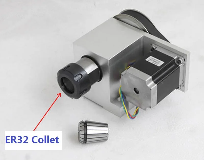 Hollow Shaft Router 4th Axis a Axis Er32 Collet 3 20mm CNC Engraving Machine for sale online 