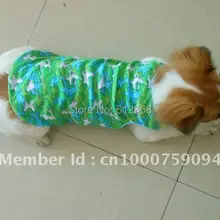 Tangpan зеленый питомец собака Камуфляж Стиль Повседневный пуловер Блузка Одежда 5 размер