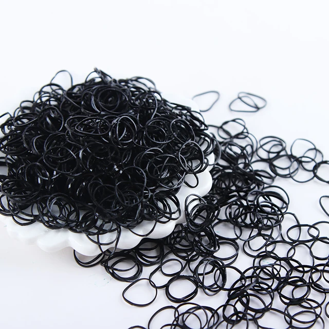 Aliexpress Mini Rubber Bands Black Elastic Hair Bands Soft Hair Elastics Ties Bands for Office Supplies School