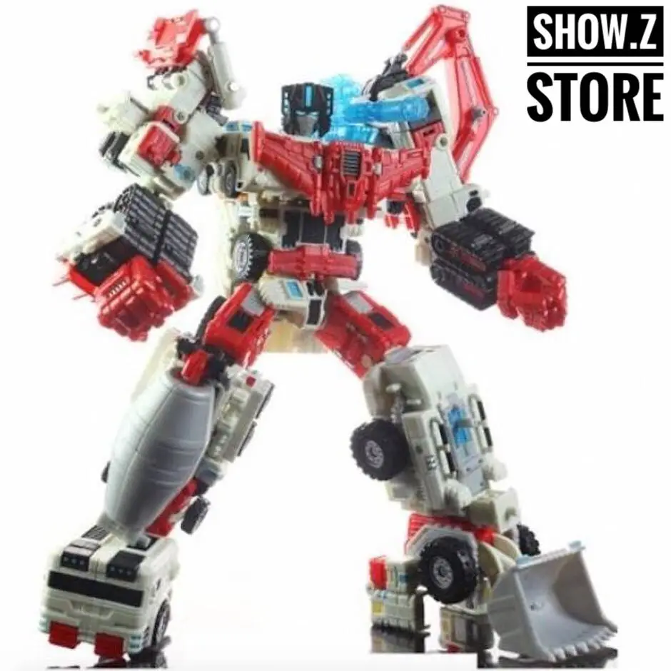 

[Show.Z Store] TFC Toys Perseus Devastator White Version Set of 6 Figures Transformation Action Figure