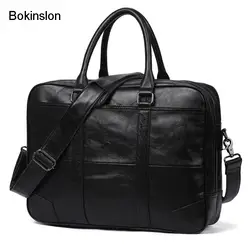 Bokinslon сумки для мужчин винтаж из искусственной кожи повседневное человек через плечо высокое качество практичный многофункц