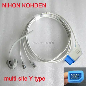 

Compatible nihon kohden BSM-4101 4103 4111 4113 LifeSope P long cable spo2 sensor reusable spo2 multi site Y mode sensor cable