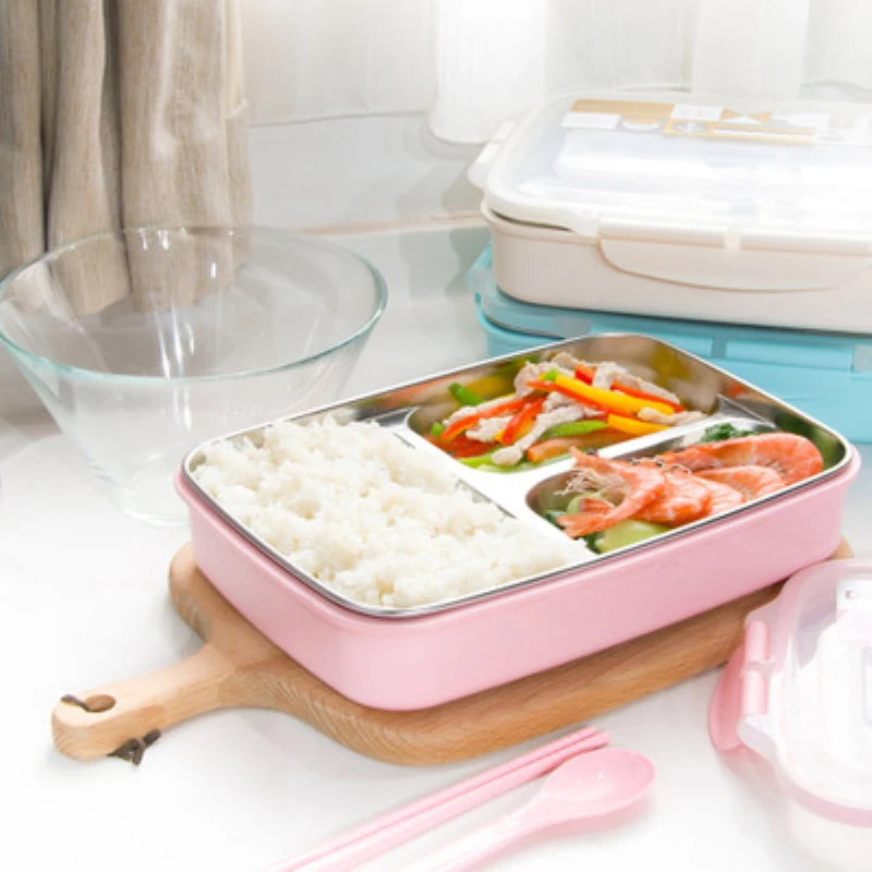 

Lunch Box For Kids Stainless Steel Single Layer Leak-proof Insulation Bento Box Food Storage Container Lunchbox For School