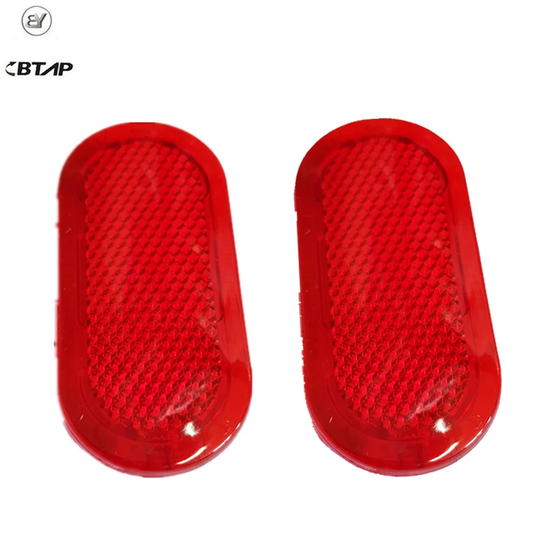 Btap New 2 Pcs Red Door Panel Warning Light Reflector For Vw