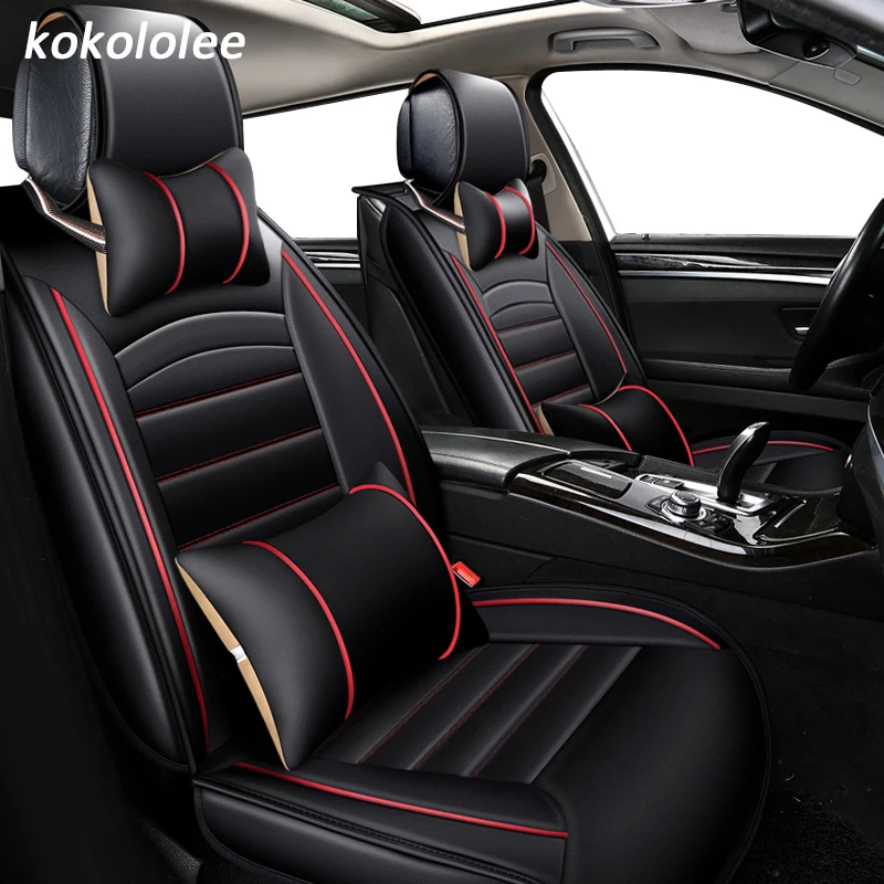 

KOKOLOLEE pu leather car seat cover for Chery Bonus cross eastar kimo m11 tiggo very amulet fora qq6 Chevrolet Alero aveo 2016