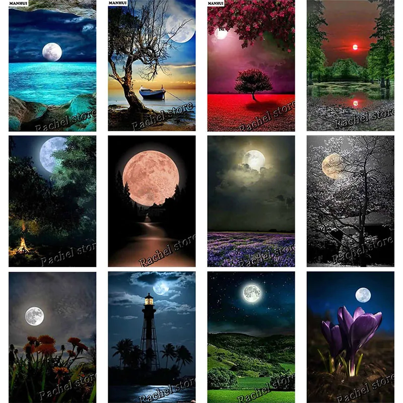 

Diy Diamond Painting Cross Stitch Kits Diamond Mosaic Scenery Full Square Diamond And Round Diamond Embroidery CS297