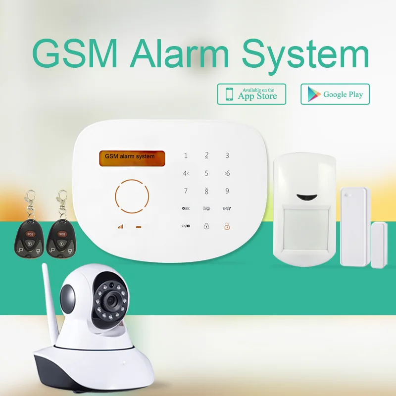 433mhz Touchpad mobile APP remote control GSM burglar font b alarm b font support smart zone