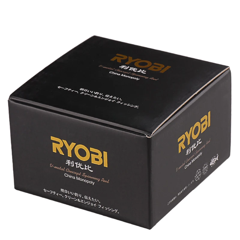 100% RYOBI 1000 8000 спиннинговая Рыболовная катушка 5 0: 1/5.1:1 + 1 шарикоподшипник с ЧПУ