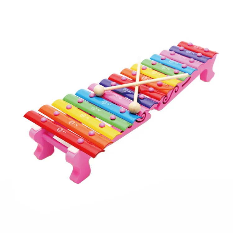 KIDS Wood hand knocking piano aluminum sheet Classic Xylophone Music font b toy b font Musical