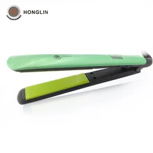 Профессиональный Выпрямитель для волос, плоский утюг, зеленый, ЕС, США, вилка, керамические интеллектуальные Инструменты для укладки, цифровой сухой светодиодный выпрямитель