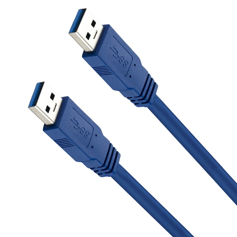 Кабель для передачи данных Bochara USB 3,0 type A Male to type A Male из фольги+ экранированный Плетеный высокоскоростной кабель 30 см 60 см 1 м 1,5 м 1,8 м 3 м 5 м