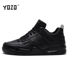 YOZO Men Shoes Fashion Lace Up Breathable Air Cushion Leisure Shoes Unisex Lovers Brand Shoes Flat Casual Shoes 2017