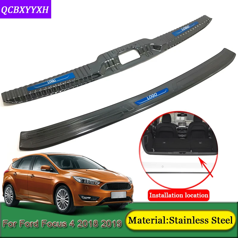

Car Styling Fit For Ford Focus 4 2018 2019 Internal And External Car Rear Trunk Trim Sticker Auto Decoration Sequins Accessories