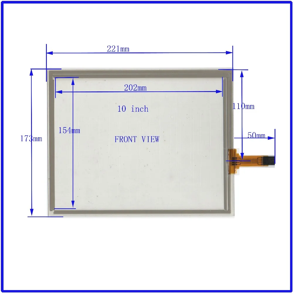 ZhiYuSun NEW 10 Inch Touch Screen 221*173mm 4 wire resistive USB touch