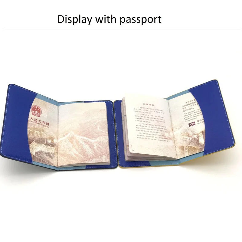 KUDIAN BEAR 3D Embossing Travel Passport Cover Designer Passport