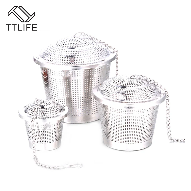 

2016 New Stainless Steel Spice Tea Strainer Mesh Infuser tea strainer Filter infusor Sphere Mesh Tea Strainer Handle Tea Ball