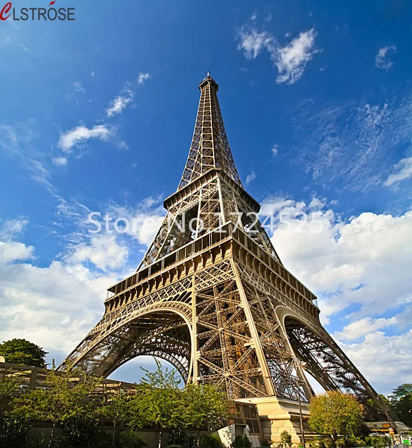 CLSTROSE Rushed Beautiful Modern Tower Architecture Wall Painting One Home Decoration Paris Canvas Paintings For Living Room | Дом и сад