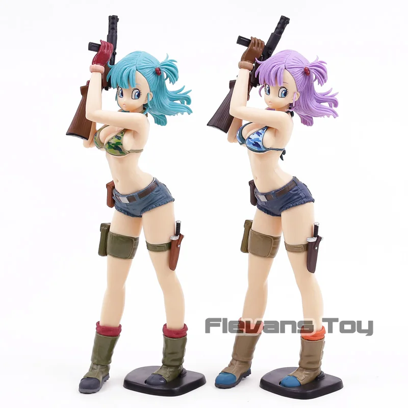 

Dragon Ball Z Glitter&Glamours Bulma Buruma Normal / Rare Color Ver. PVC Figure Collectible Model Toy