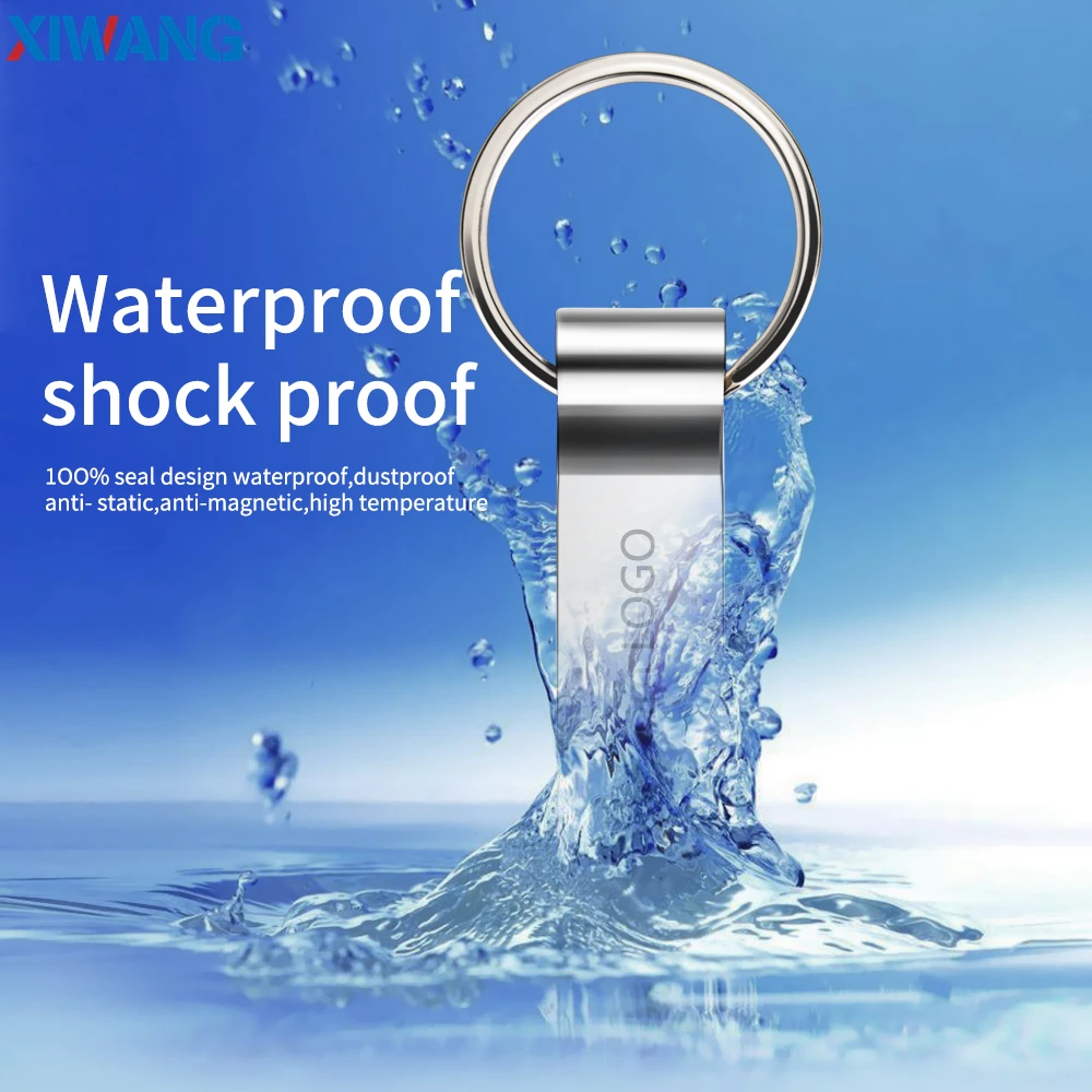 Usb flash drive 32GB high speed silver 3.0 pendrive 128GB 64GB 16GB 8GB 4GB waterproof usb flash drive pen drive free shipping (11)