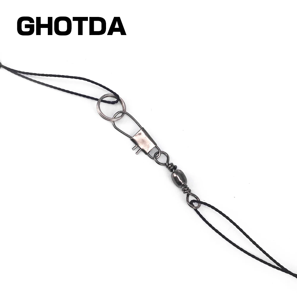 Рыболовные крючки GHOTDA из высокоуглеродистой стали с 5 небольшими крючками
