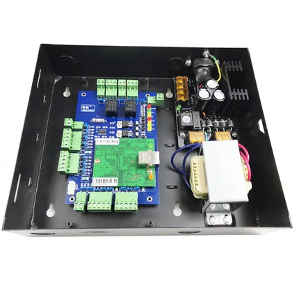 Two door access control panel access control board TCP/IP two doors access control system with power supply,sn:L02_set Two door access control panel access control board TCP/IP two doors access control system with power supply,sn:L02_set