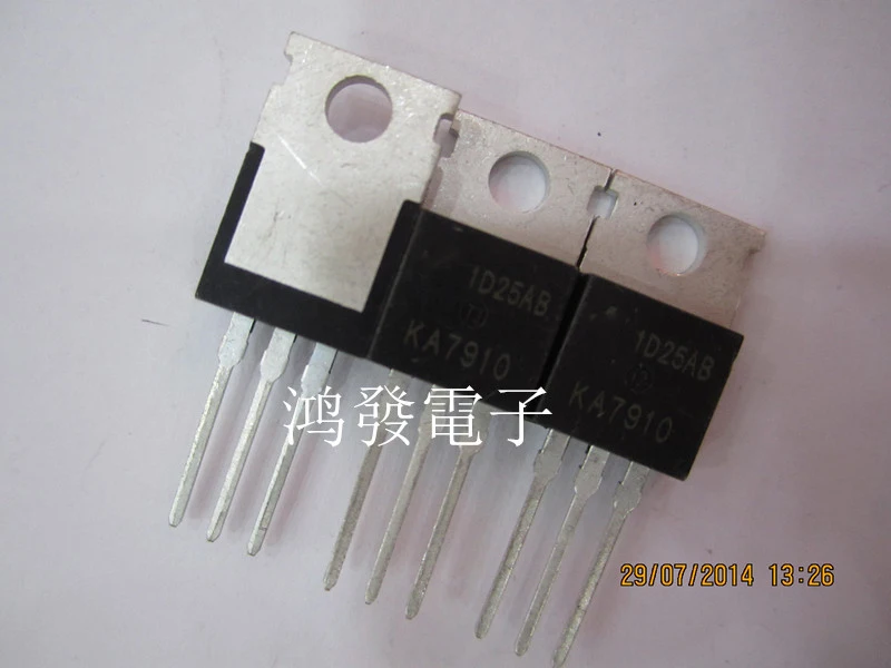 

Free shippin 10pcs/lot KA7910 TO-220 three-terminal regulator KA7910 new original