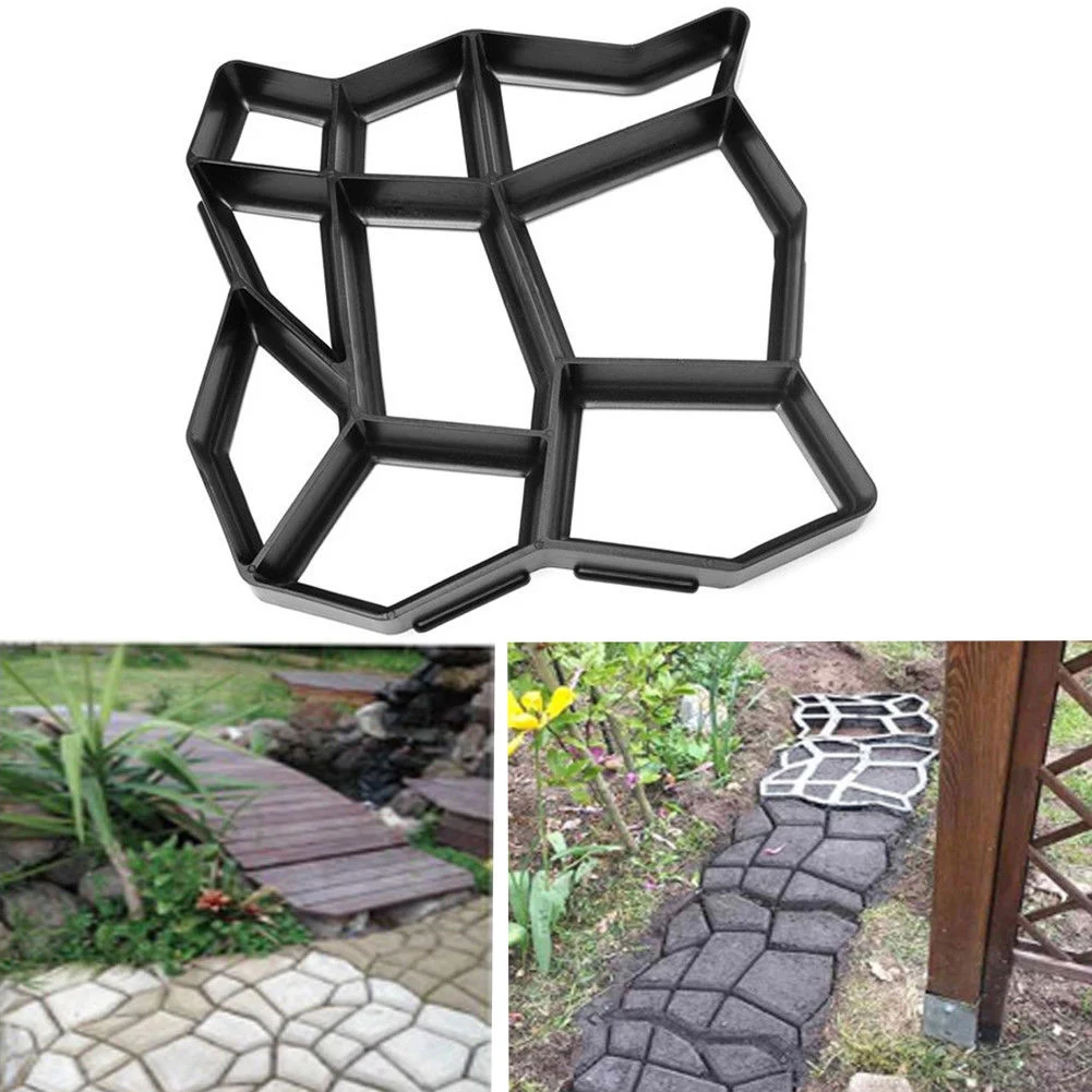 

Cement Mold Driveway Cellular Garden Paving Pavement Concrete Stepping Stone Mold Patio Making Mould Pathmate Cement Road Paver