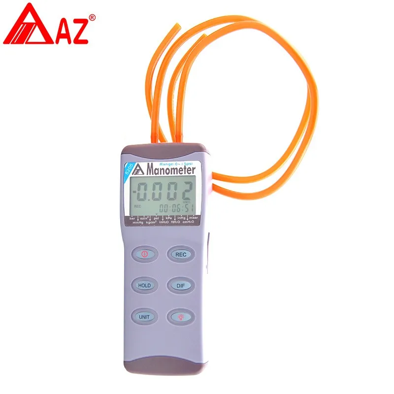 AZ8205 цифровой манометр тестер цифровой дифференциальный датчик давления диапазон 0-5psi точность цифровой датчик давления воздуха