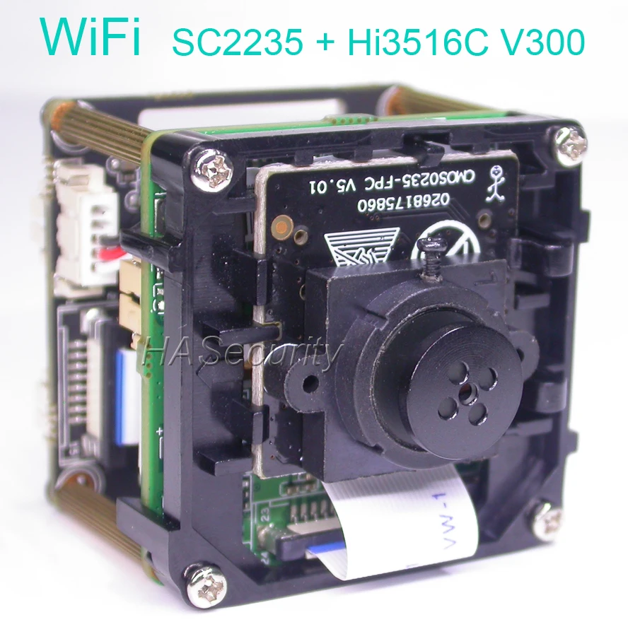 Wi-fi специальный объектив 3 7 мм H.265 H264 1/2.7 &quotSmartSens SC2235 CMOS + Hi3516C V300 камера