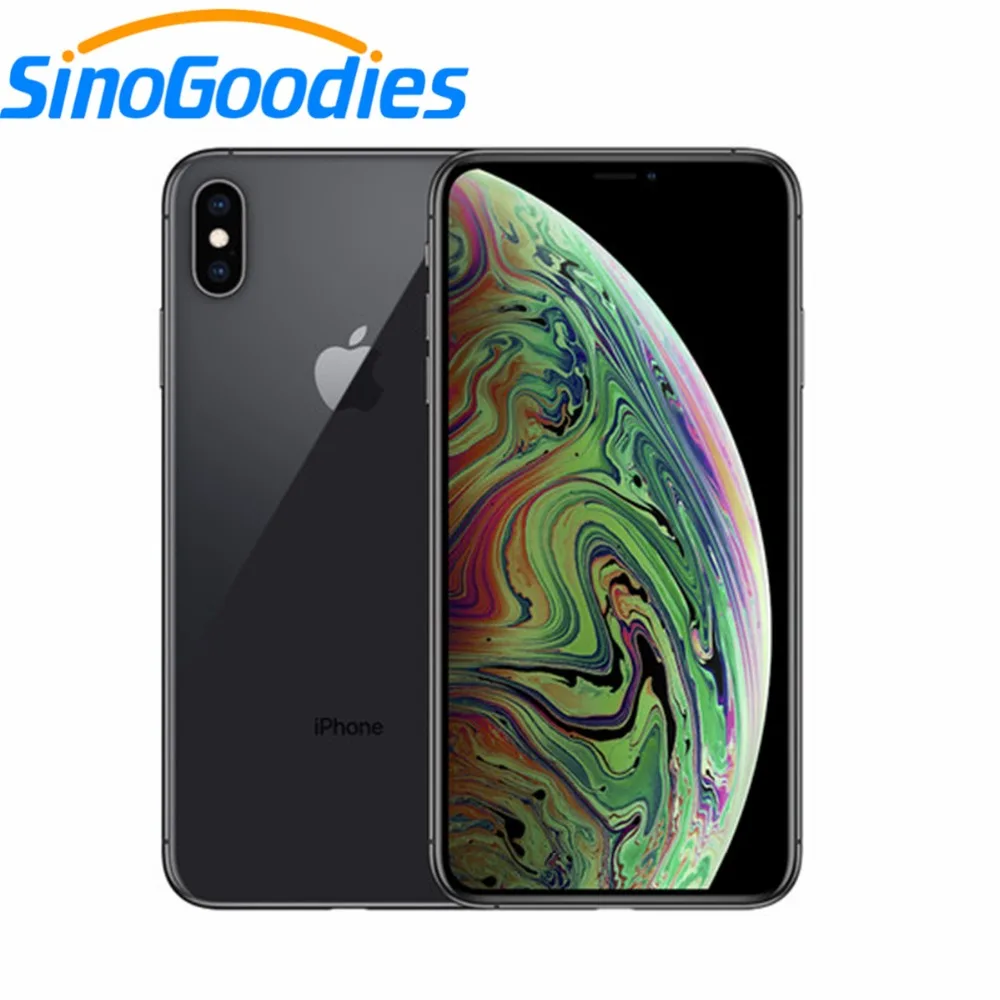 Разблокированный Apple iPhone XS Max OLED дисплей 6 5 дюйма 4G LTE Face ID мобильный телефон с 4 Гб