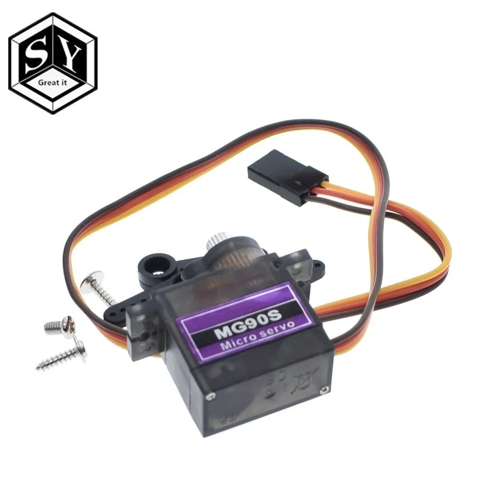 

GREAT IT 1pcs MG90S Metal gear Digital 9g Servo For Rc Helicopter plane boat car MG90 9G IN STOCK