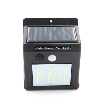 

30 Leds Solar Light PIR Motion Sensor Wireless Solar Wall Lamp Waterproof Outdoor Garden Yard Deck LED Night Light