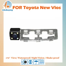 1/4 цветной ПЗС HD камера заднего вида/камера парковки/Обратный камера для Toyota НОВЫЙ VIOS ночного видения/ водонепроницаемый/светодиодные фонари