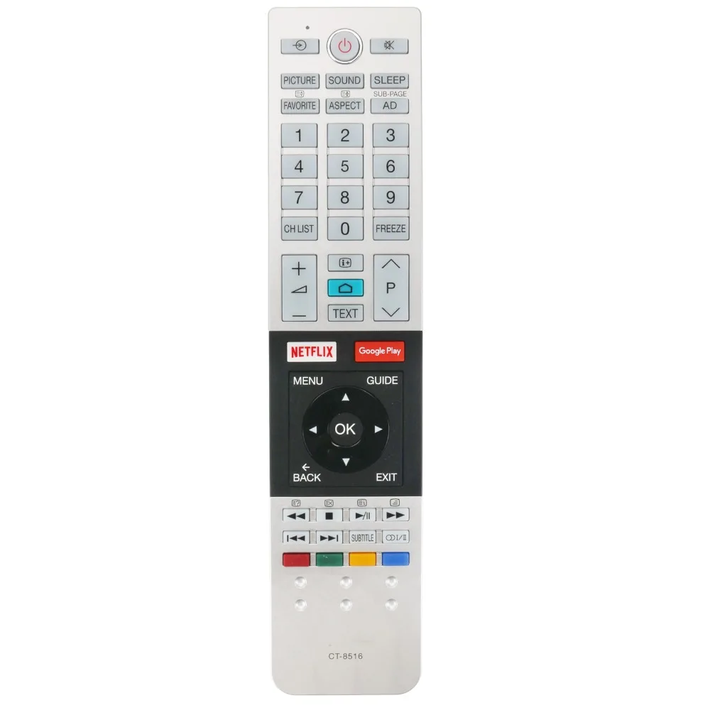 Новый CT 8516 пульт дистанционного управления подходит для Toshiba TV 49U9750 55U9750 65U9750 43U7750