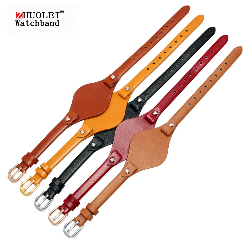 Cinturini in vera pelle di alta qualità per fossil ES3077 ES2830 ES3262  ES3060 cinturini per orologi da donna eleganti cinturino piccolo -  AliExpress Watches