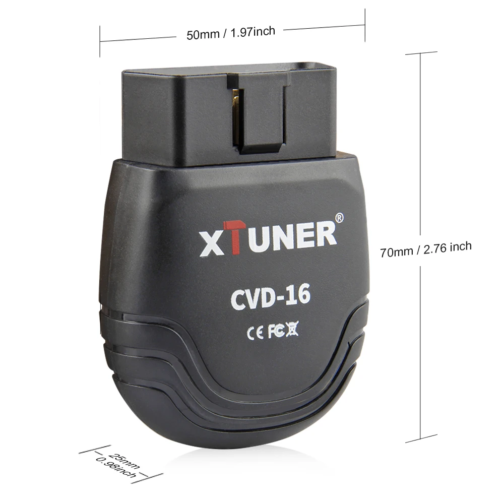 Xtuner CVD 16 грузовик диагностический инструмент для Android Bluetooth OBD 2 сканер EOBD тяжелых