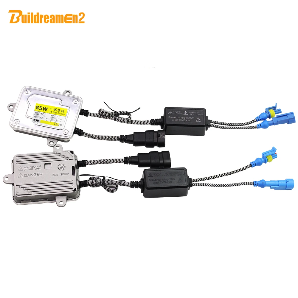 Buildreamen2 55 Вт AC HID ксеноновый балласт 12 в цифровой зажигания для автомобиля все