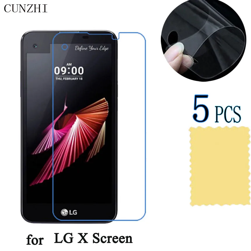 cunzhi 5pcs High Clear LCD PET Material Screen Protector Film For LG X