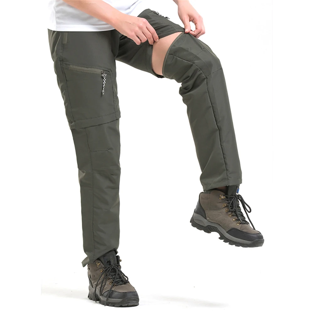 Уличные треккинговые горные брюки мужские спортивные альпинистские охотничьи рыболовные шорты тактические брюки мужские женские - Цвет: A