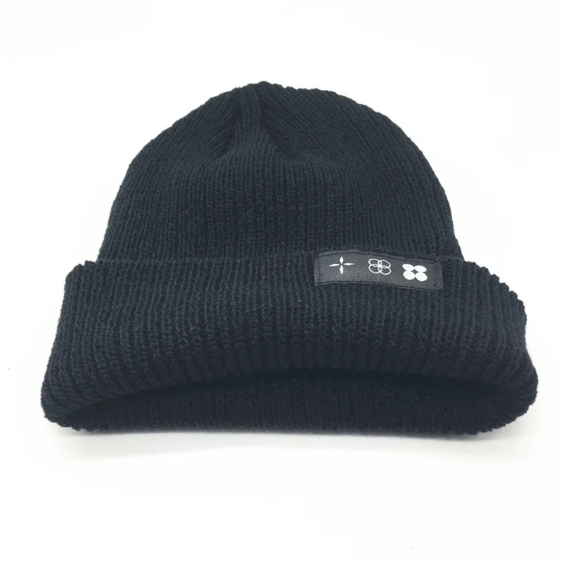 

Kpop Bangtan Boys THE WING TOUR Same Knitted Caps Hat Embroidery Top Quality Elastic Autumn Winter Black Beanie Hat Cap