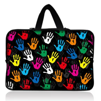 

Colorful Hands 12" 11.6" 12" Neoprene Laptop Carrying Bag Sleeve Case Cover Holder+Hide Handle For Apple HP