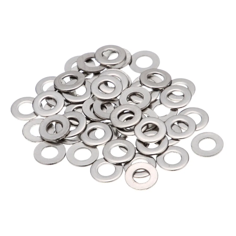 200pcs M4 washer Stainless Steel Form A Flat Washers To Fit Metric Bolt