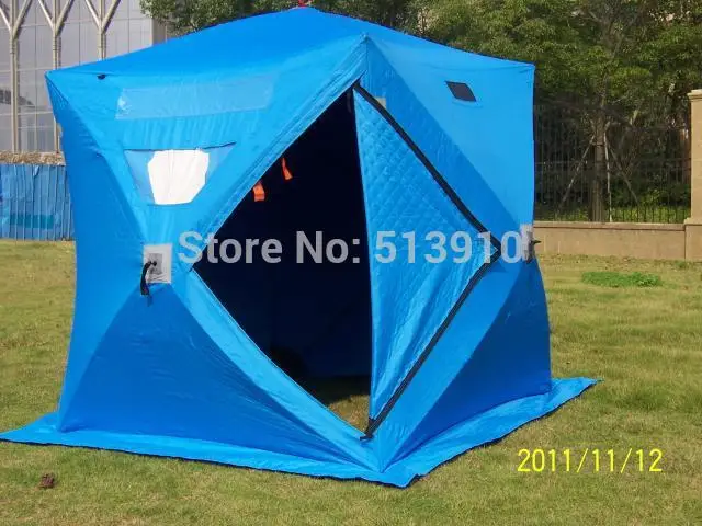 Cheap Warm Winter ice fishing tent anti-fire waterproof ice fishing house --BD203 with ice nails - Special Promotion