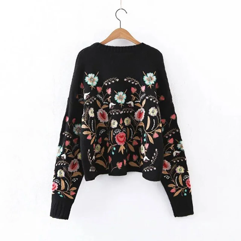 aliexpresscom buy 2018 vintage christmas sweater women sweater pullovers long sleeve female floral embroidery sweater elegant jumper pull femme from - Vintage Christmas Sweater aliexpresscom buy 2018 vintage christmas sweater women sweater pullovers long sleeve female floral embroidery sweater elegant jumper pull femme from - Vintage Christmas Sweater