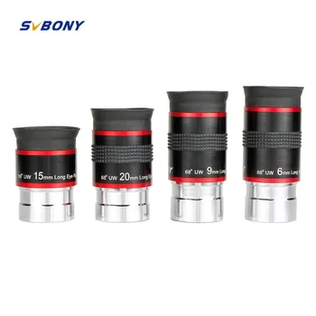 

4 pcs/set Eyepiece Kit FMC 1.25" 68 Degree Ultra Wide Angle 6/9/15/20mm for Astronomical Telescope Monocular Hot F9150A