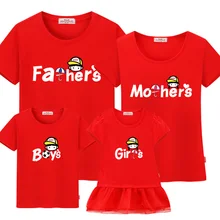 Family matching clothes 2017 Leisure new summer cotton T-shirts boy for father mother son daughter family matching outfits look