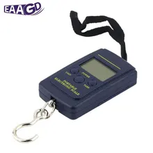 EAAGD 40kg/88lb Mini Portable Digital Fishing Scale LCD Display Weighting Electronic Hook Travel Luggage Scale